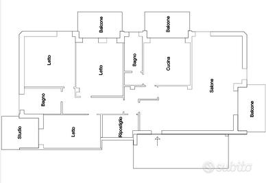 Cagliari, quartiere del sole, via ghibli