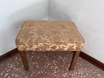 Sgabello imbottito vintage