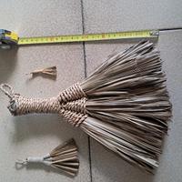 Scopa da forno a legna di Palma nana fatte a mano