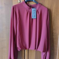 casacca color borgogna 