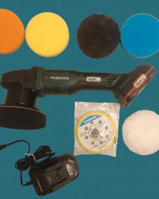 Lucidatrice rotorbitale professionale PARKSIDE kit