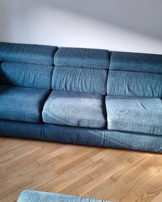 Divano- letto usato Poltrone Sofà con Pouf 