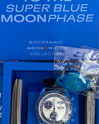Swatch x Omega Mission to the super Blue moonphase