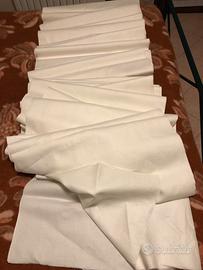 Scampolo puro lino bianco (altez. cm. 238 x 1000)