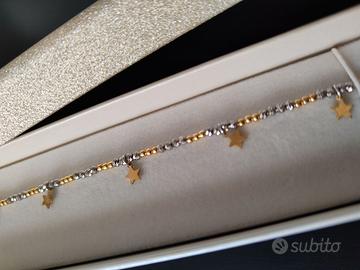 Bracciale in argento 925 con stelline