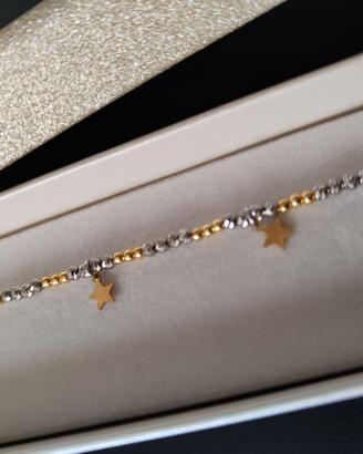 Bracciale in argento 925 con stelline