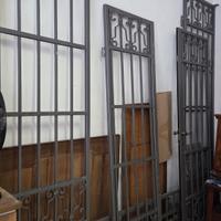 cancello, inferriata in ferro battuto 