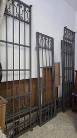 cancello, inferriata in ferro battuto 