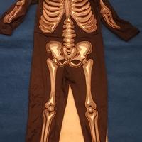 Costume Hallowen scheletro bambino 4-6 anni