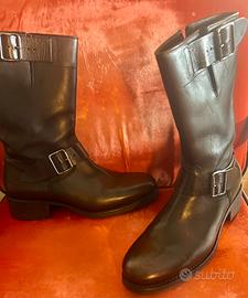 DSQUARED2 Harley Biker Boots - Brown