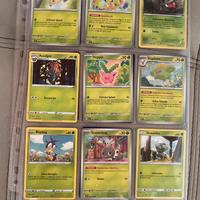 Lotto carte Pokemon Erba