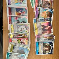 One piece carte rare giapponesi