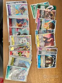 One piece carte rare giapponesi
