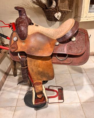 Sella roping saddlesmith