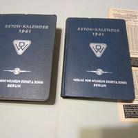 Beton Kalender 1961 volume 1 e 2