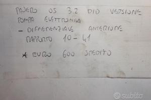 Differenziale ant rapporto 10-41 pajero 05 3.2