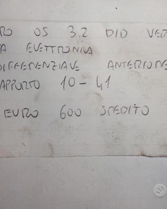 Differenziale ant rapporto 10-41 pajero 05 3.2