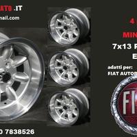 Cerchi Minilite 7x13 ET-7 pcd 4x98 Fiat