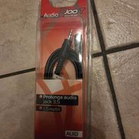 Prolunga audio jack 3,5   1,5mt