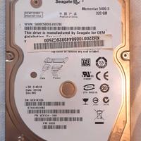 Hard Disk SATA 320 GB da 2,5" Seagate
