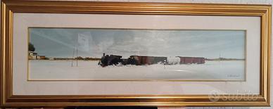 Dipinto unico olio su tela G. Palmieri