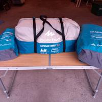 Set da campeggio o tenda più materassi e pompa