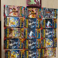 Lotto 15 pacchetti carte pokemon