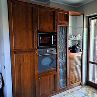 cucina completa in noce e granito 5m totali