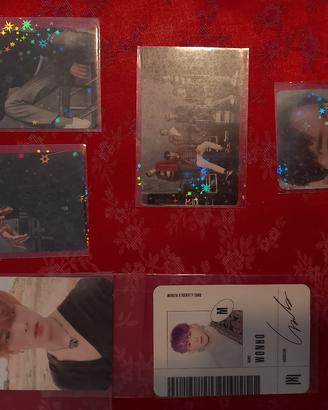 monstax and exo photocards