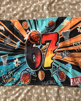 Telo da mare stile basketball per bambini