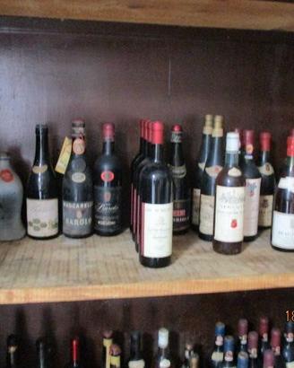 Bottiglie di vino assortito anni 50/60/70/80