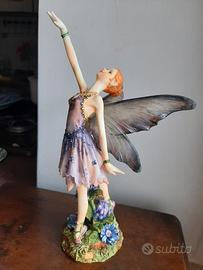 Fata ballerina floreale dipinta a mano