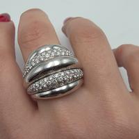 MASSICCIO ANELLO ORO DIAMANTI 1,32 CARATI