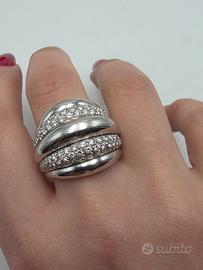 MASSICCIO ANELLO ORO DIAMANTI 1,32 CARATI