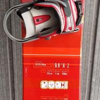 SNOWBOARD NUOVO (MAI USATO) + Attacchi + Sacca Wed