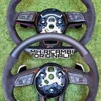 Volante Piatto Audi RS S Alcantara e Pelle 2016-25