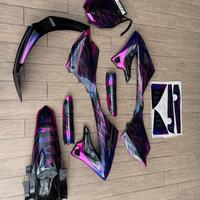 Plastiche yz 125 con grafiche custom