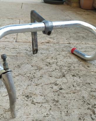 manubrio vintage 3ttt + leve balilla originali 