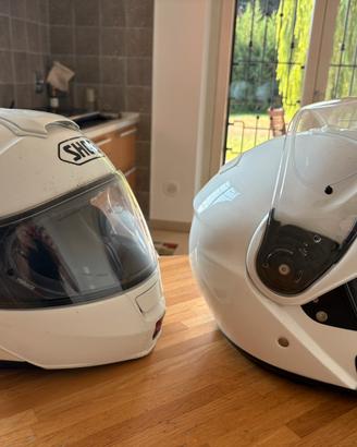 Coppia Caschi  moto modulari Shoei Neotec