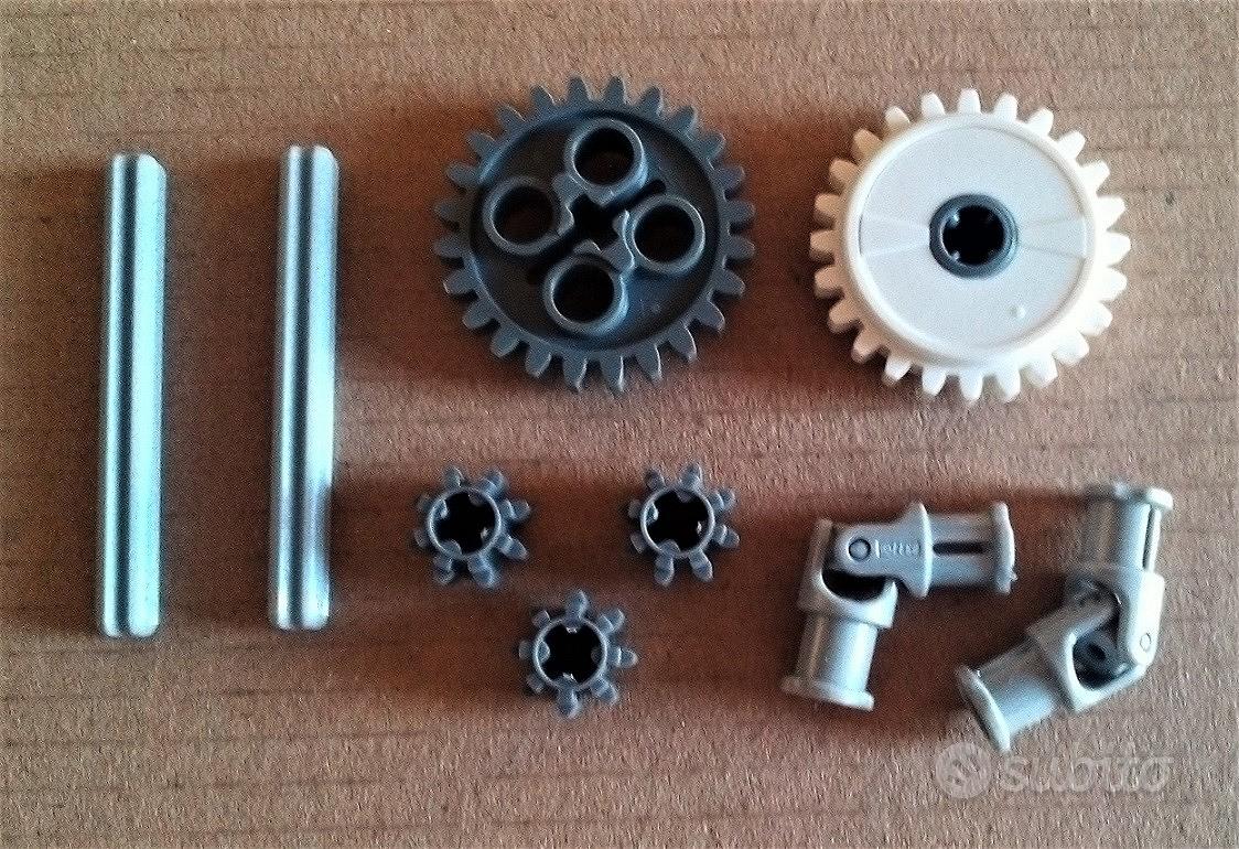 Zylopa Kit 136 Pezzi Technic - Ingranaggi, Catene, Assi, Differenziale - Colori Casuali - 5