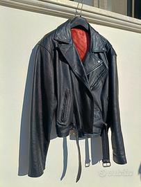 Giacca in pelle "chiodo" taglia M, nuovo