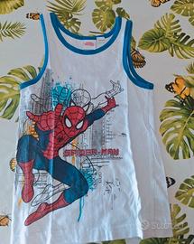 Canottiera Spiderman bambino, 7-8 anni