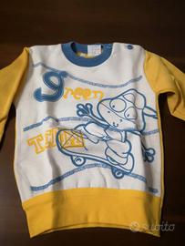 pigiama neonato 24 mesi cotone felpato 