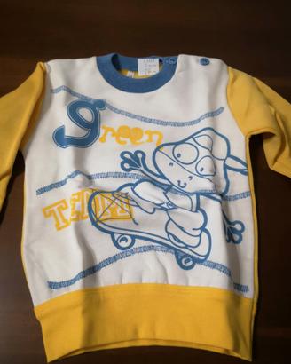 pigiama neonato 24 mesi cotone felpato 