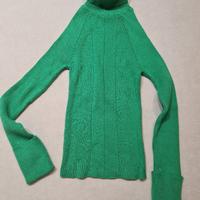Topshop collo alto verde brillante