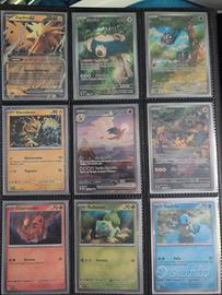 carte Pokemon 151 fuoriserie/ex