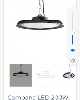 campane industrial led 200