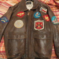 Giubbotto in pelle top gun g1 avirex completo