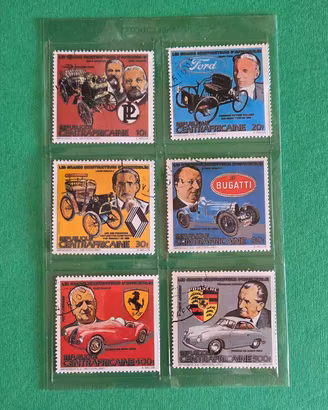 6 francobolli Republique Centrafricaine - Bolaffi