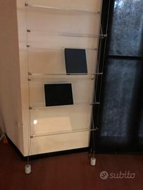 Libreria plexiglass da appendere